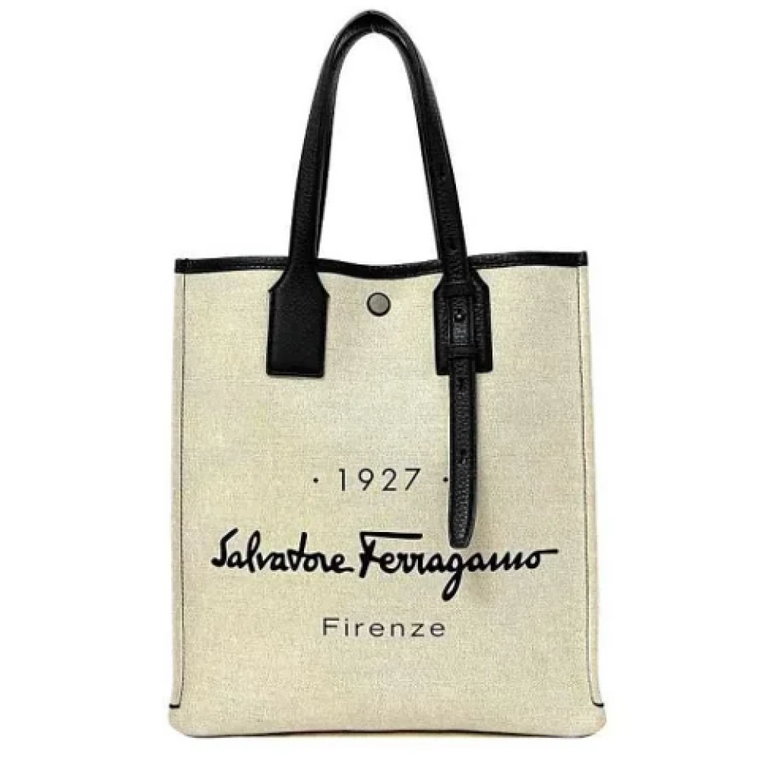 Pre-owned Cotton totes Salvatore Ferragamo Pre-owned