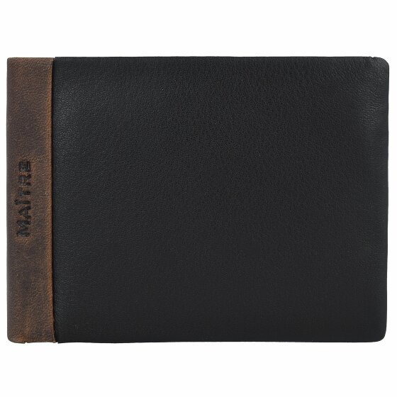 Maître Bundenbach Wallet Leather 10,5 cm dark brown