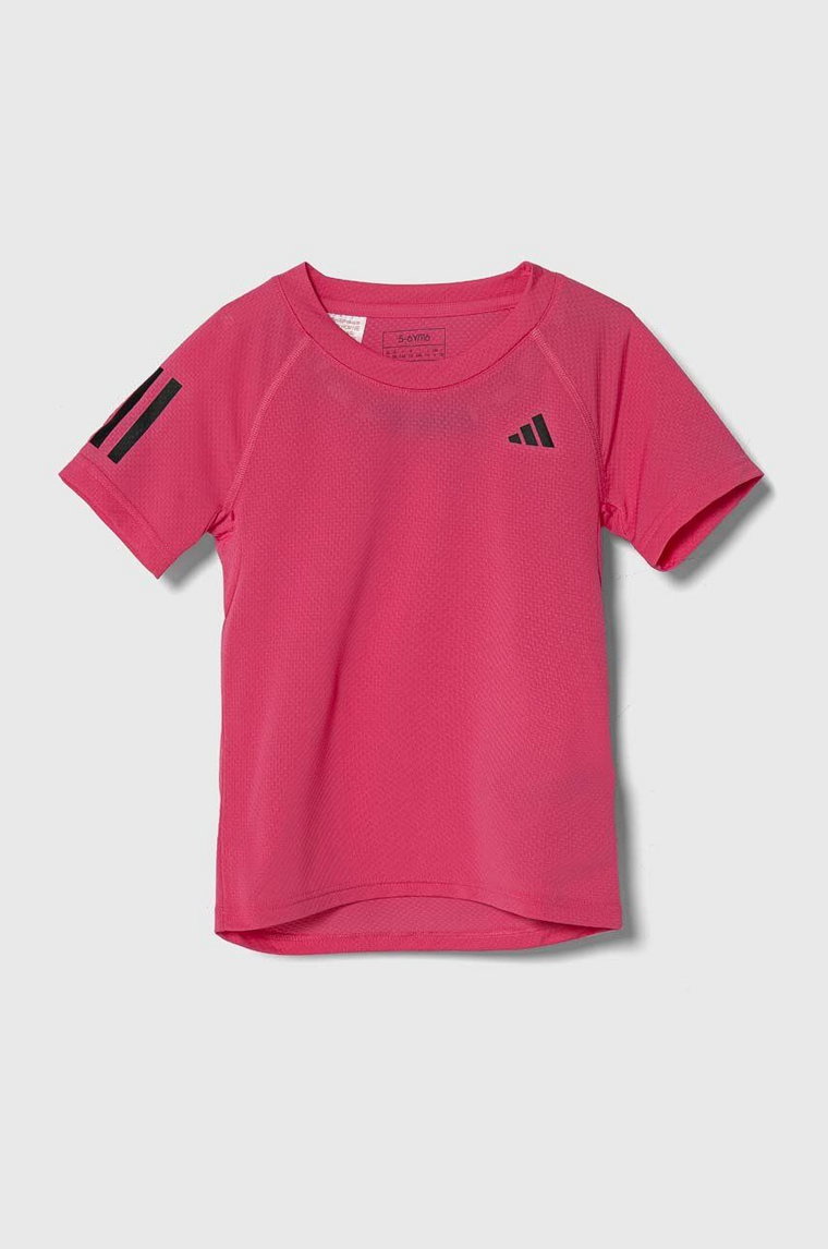 adidas Performance t-shirt dziecięcy kolor różowy