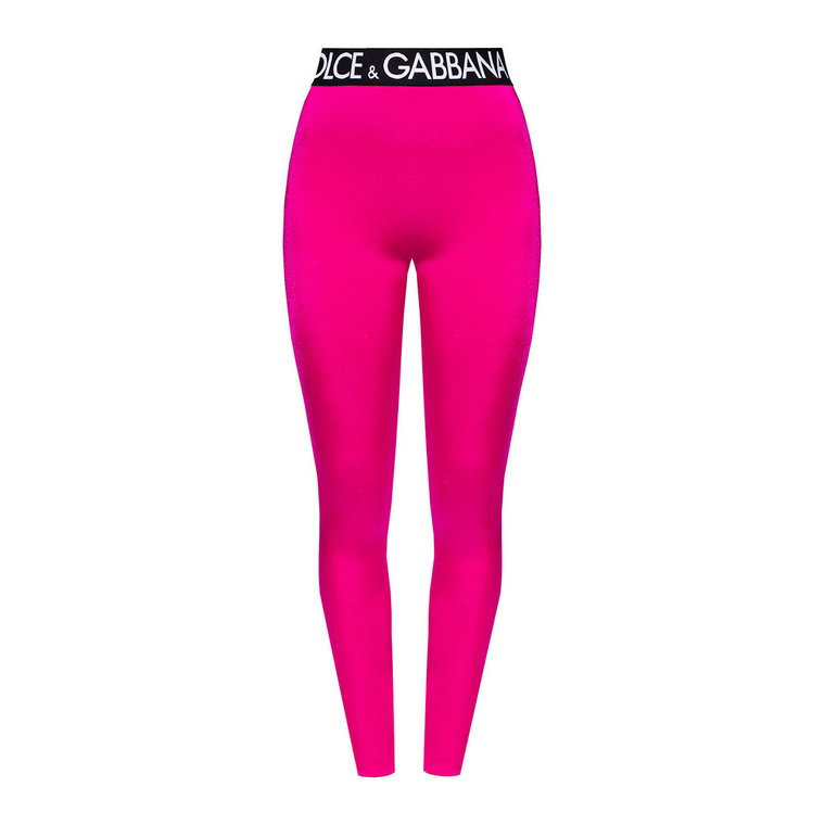 Leggings With Logo Dolce & Gabbana