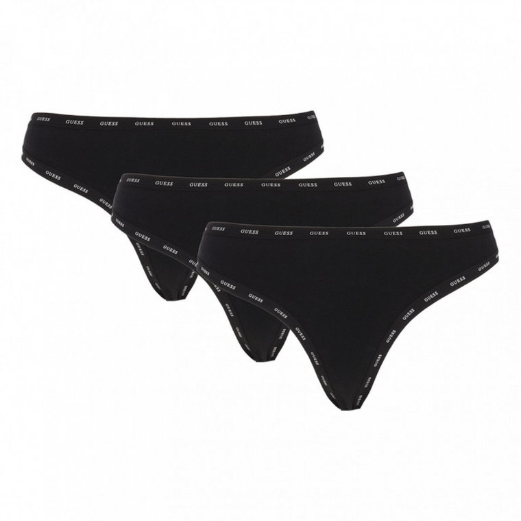 Damskie stringi Guess Basic Thong - czarne