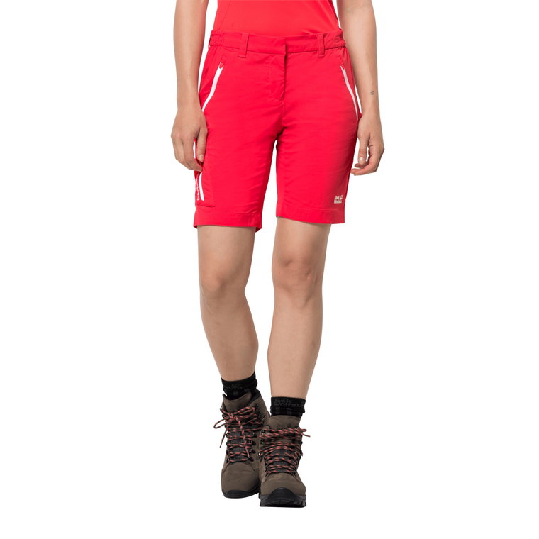 Spodenki turystyczne OVERLAND SHORTS W tulip red - 34