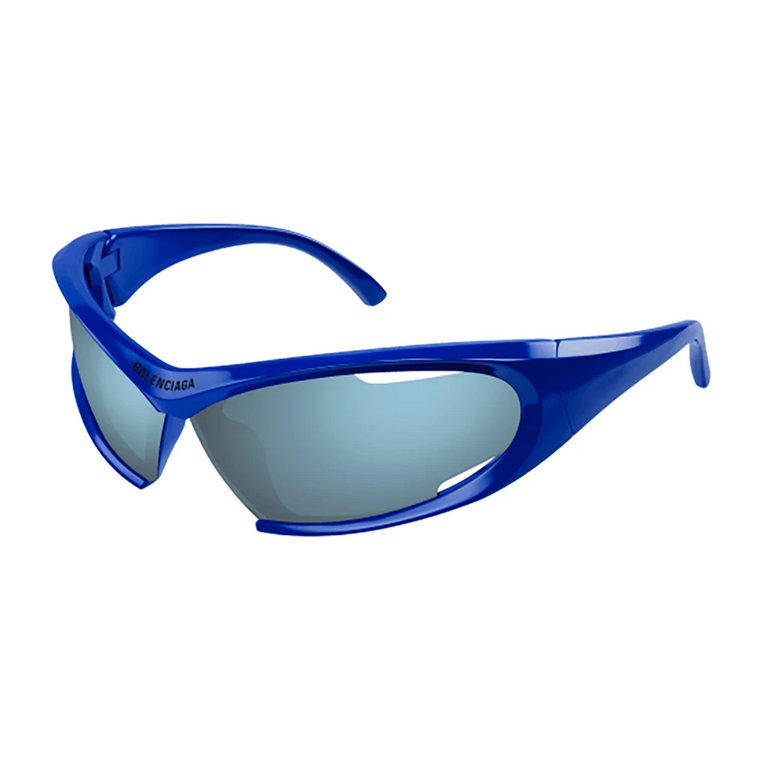 Niebieskie okulary przeciwsłoneczne dla kobiet Balenciaga
