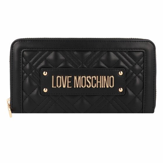 Love Moschino SLG Quilted Portfel 19 cm black