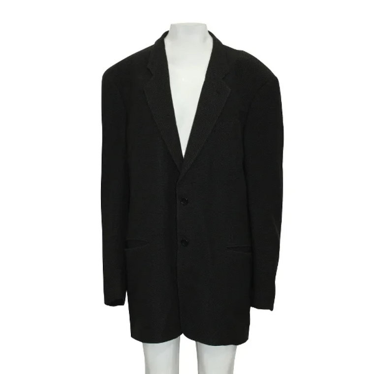 Pre-owned Wool outerwear Armani Pre-owned