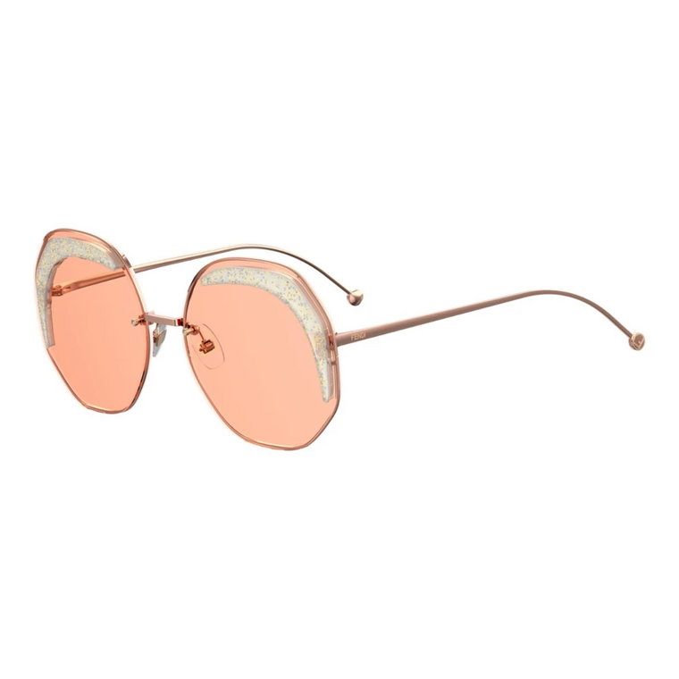 Rose Gold/Pink Okulary przeciwsłoneczne FF 0358/S Fendi