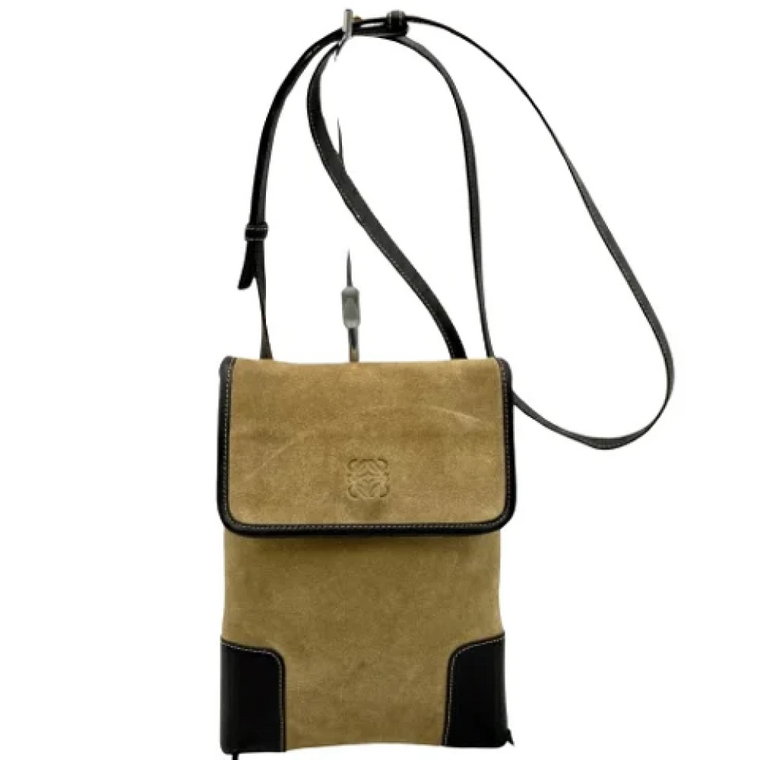 Pre-owned Suede shoulder-bags Loewe Pre-owned