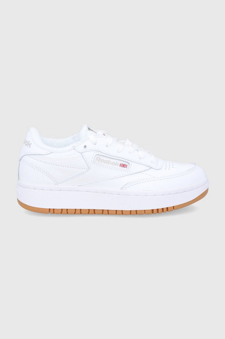 Reebok Classic Buty skórzane Club C Double FV5658 CLUB C kolor biały FV5658.100001198