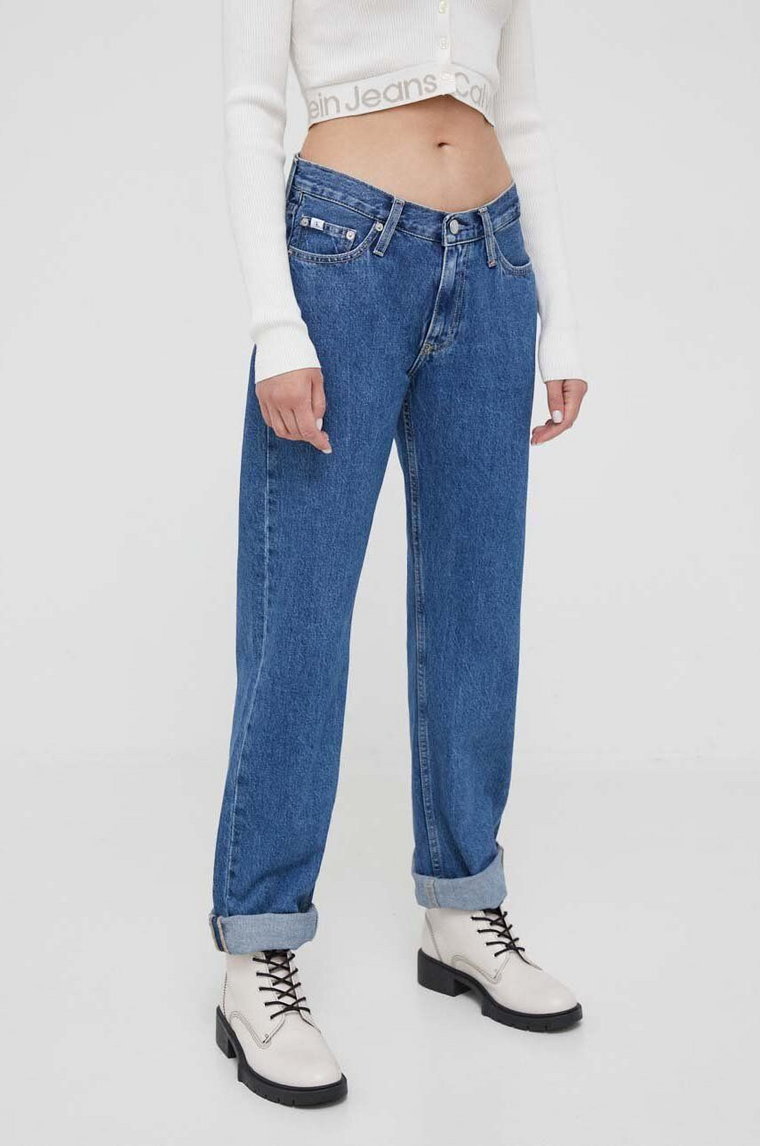 Calvin Klein Jeans jeansy damskie high waist