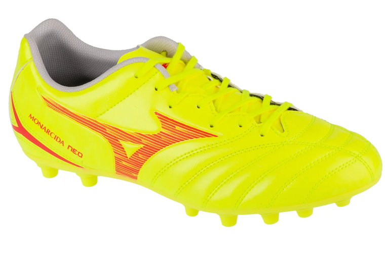 Mizuno Monarcida Neo III Select AG P1GA242645, Męskie, Żółte, buty piłkarskie - korki, skóra syntetyczna, rozmiar: 42