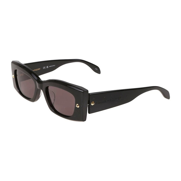 Czarne Okulary Słoneczne Moda Damska Aw22 Alexander McQueen