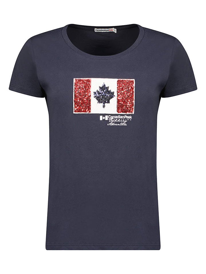 Canadian Peak Koszulka "Jermioneak" w kolorze granatowym