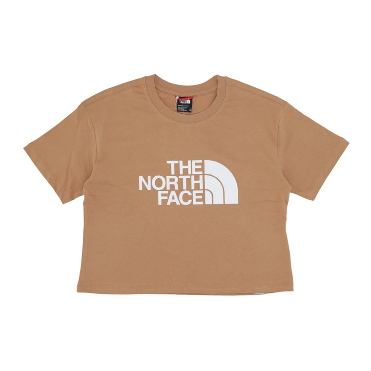 Cropped Easy Tee Almond Butter/White The North Face