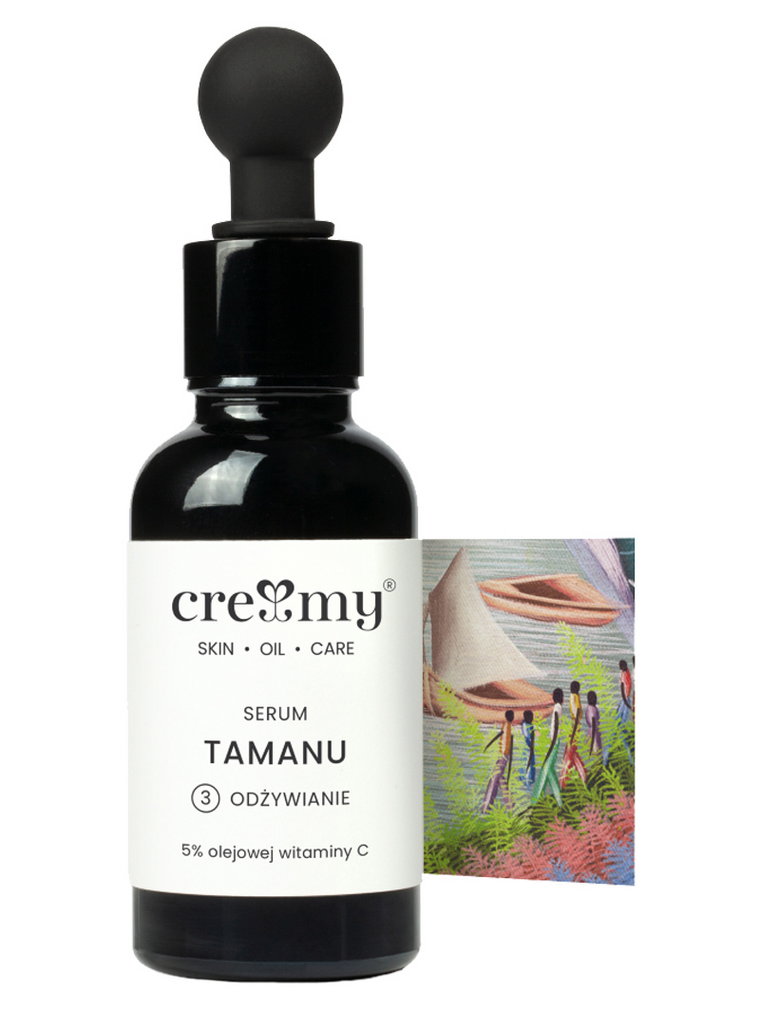 Creamy Tamanu Wygładzające serum olejowe do twarzy z wit. C 5% 30 ml