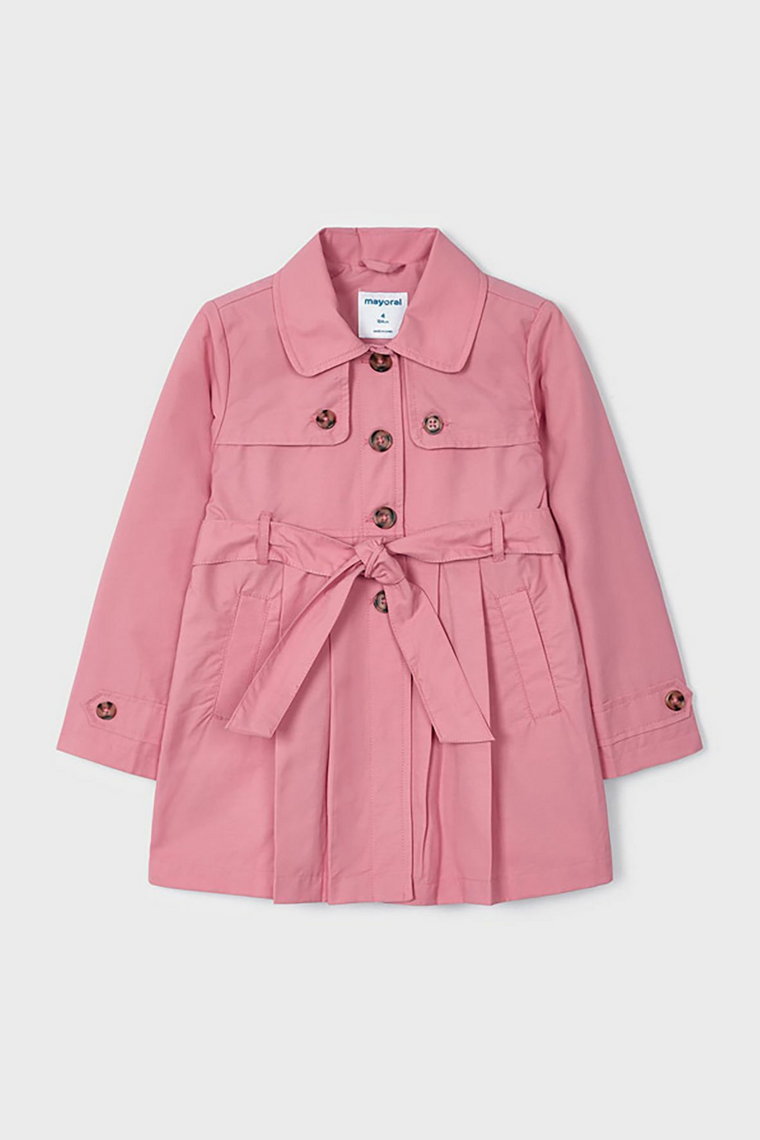 Płaszcz dla dziewczynki Mayoral - różowy