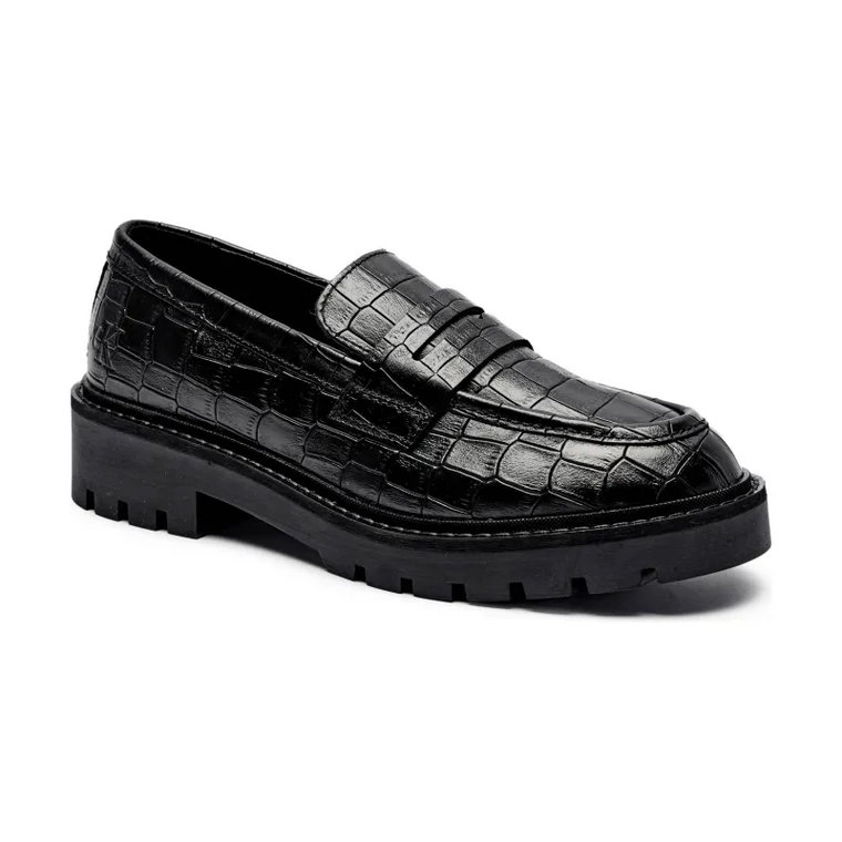 CALVIN KLEIN JEANS Skórzane loafersy