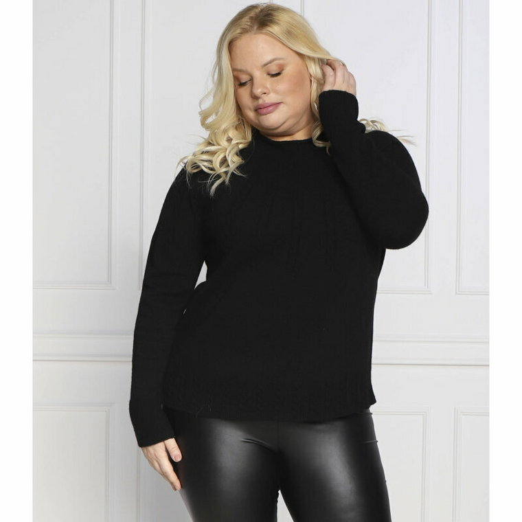 Persona by Marina Rinaldi Sweter AIRONE plus size | Regular Fit | z dodatkiem wełny i kaszmiru