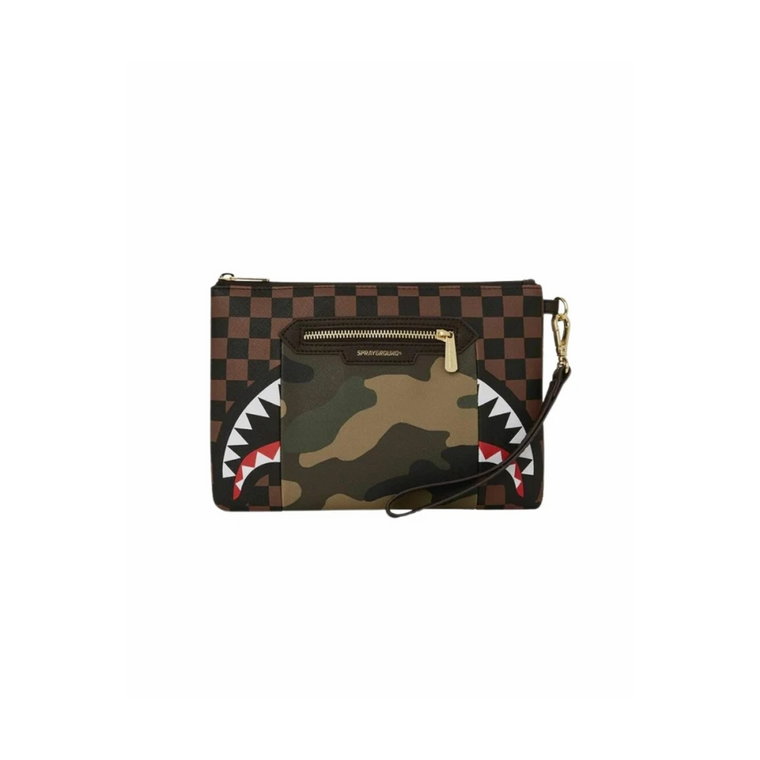 Camo Accent Cross-Over Clutch Sprayground