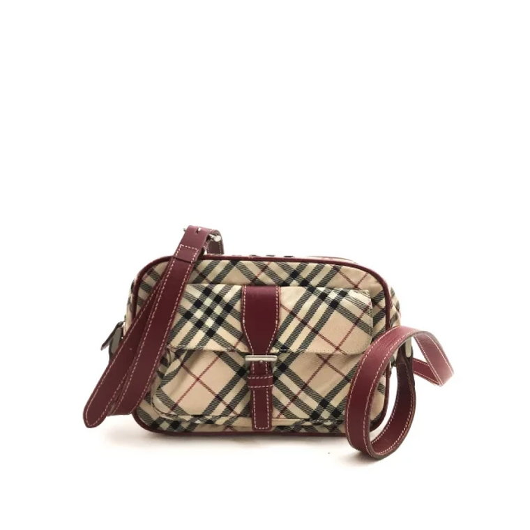 Pre-owned Leather crossbody-bags Burberry Vintage