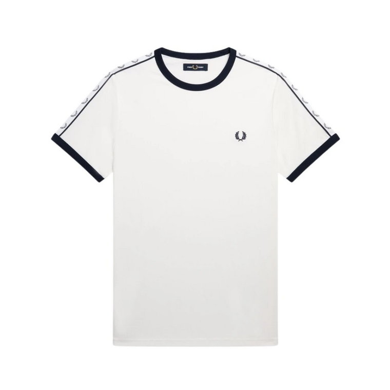 Koszulka Ringer z lat 90. z taśmą Laurel Crown Fred Perry