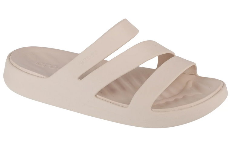 Crocs Getaway Strappy Sandal W 209587-160, Damskie, Beżowe, klapki, syntetyk, rozmiar: 36/37