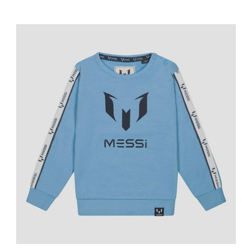 Bluza bez kaptura chłopięca Messi S49326-2 98-104 cm Jasnoniebieska (8720815173554). Bluzy chłopięce bez kaptura