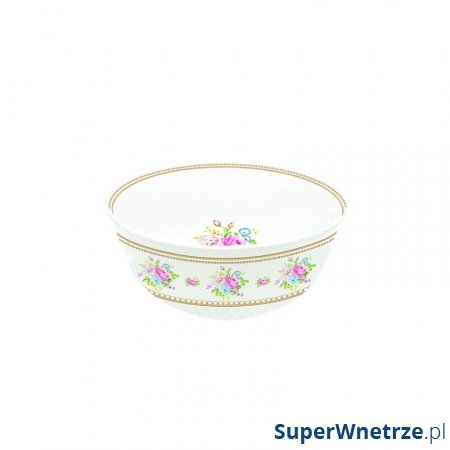 Miseczka z porcelany 11,5 cm Nuova R2S Vintage Bouquet biała kod: 1153 WHIT