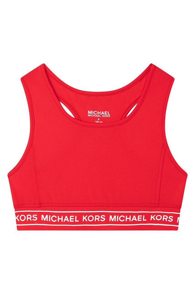 Michael Kors biustonosz sportowy dziecięcy R15105.156 kolor czerwony