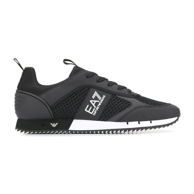Czarne Sneakersy Cordura dla Dorosłych Emporio Armani EA7