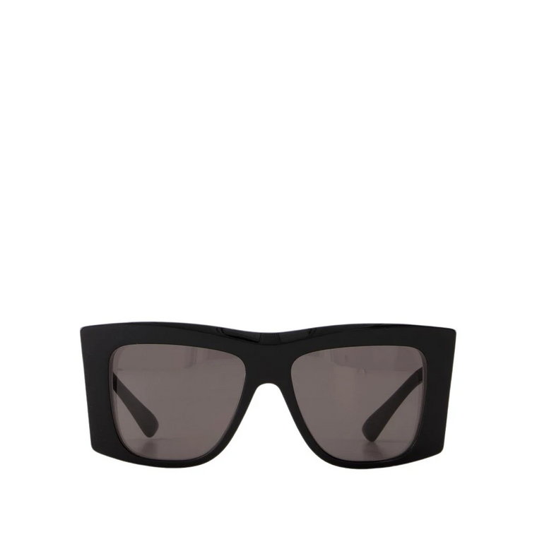 Okulary przeciwsłoneczne prostokątne - Czarny/Szary Bottega Veneta