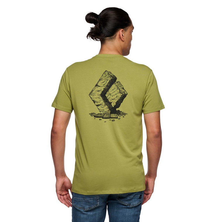 Męski t-shirt Black Diamond Boulder Tee camp green - XL