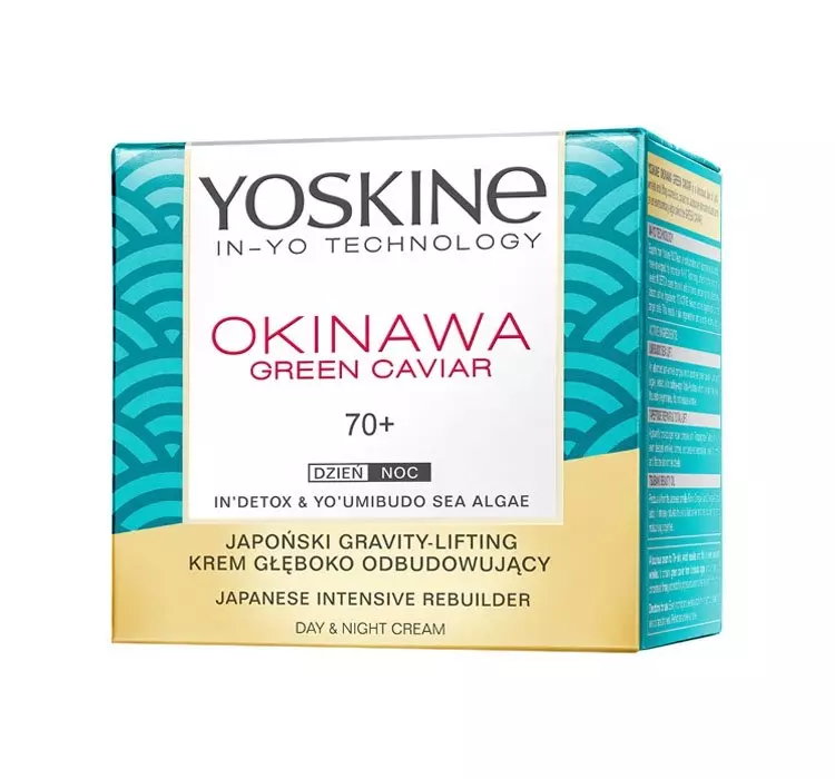 YOSKINE OKINAWA GREEN CAVIAR 70+ KREM GŁĘBOKO ODBUDOWUJĄCY 50ML