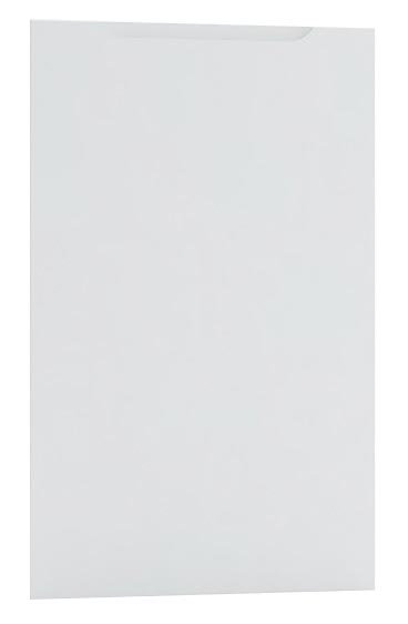 Szary front zmywarki z panelem zakrytym 45 cm - Granada 16X