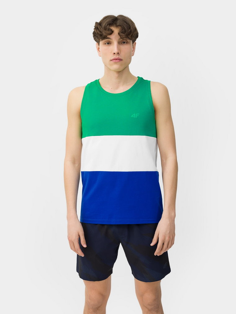 Tank top regular gładki męski