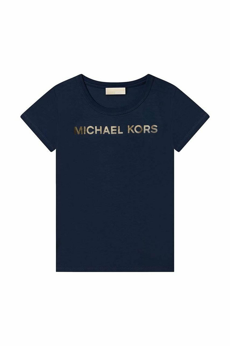 Michael Kors t-shirt dziecięcy kolor granatowy