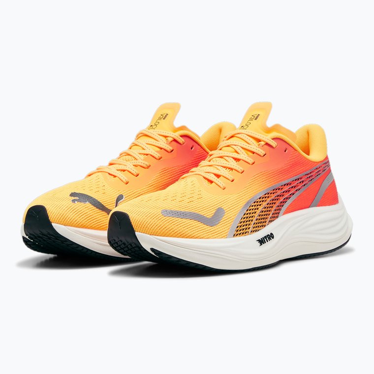 Buty do biegania męskie PUMA Velocity Nitro 3 Fade sun stream/sunset glow/white