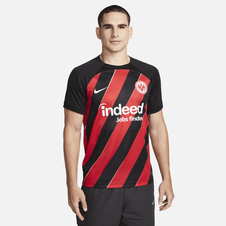 Męska koszulka piłkarska Nike Dri-FIT Eintracht Frankfurt Stadium 2023/24 (wersja domowa) - Czerń