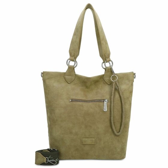 Fritzi aus Preußen Iggi03 Rub Shopper Bag 40 cm moss