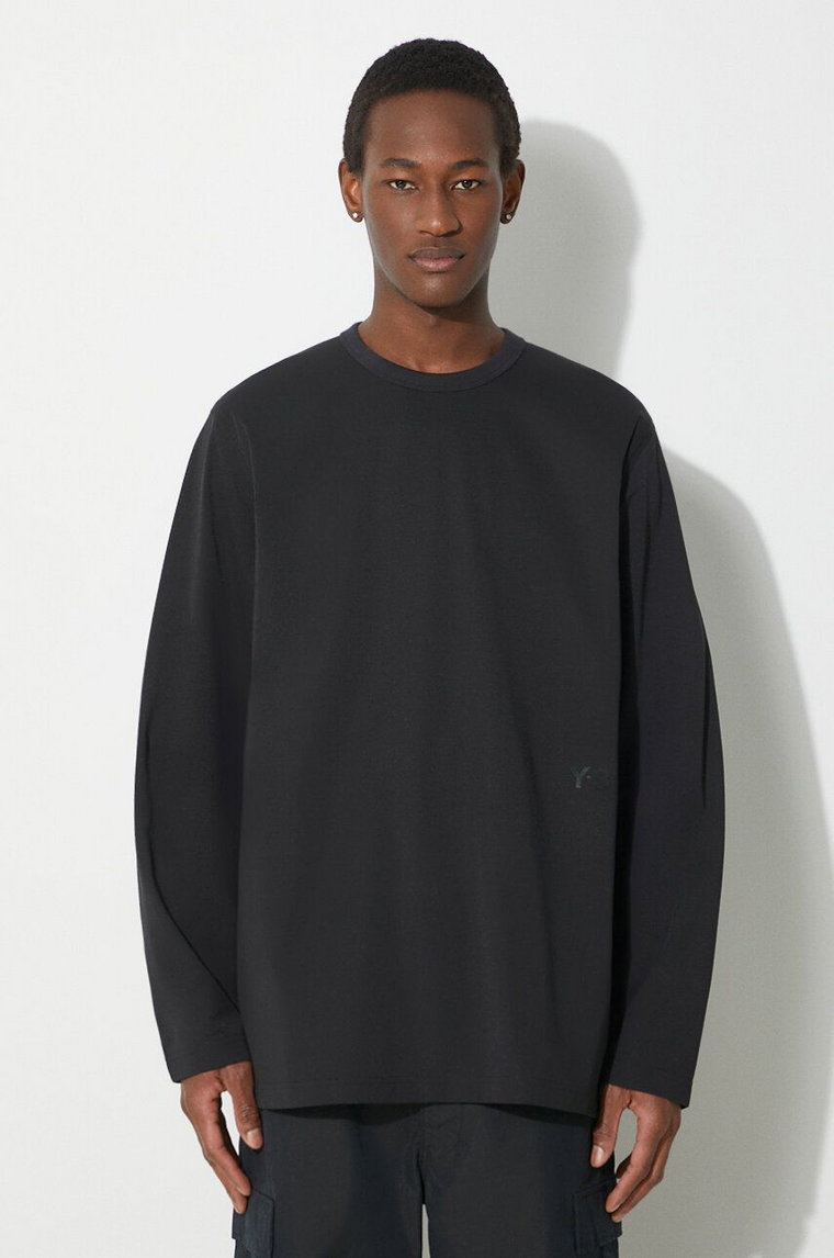 Y-3 longsleeve Premium Long Sleeve Tee męski kolor czarny gładki IR7107