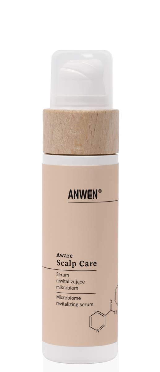 Anwen Aware Scalp Care Serum przeciwstarzeniowe do skóry głowy z peptydem miedziowym 100 ml