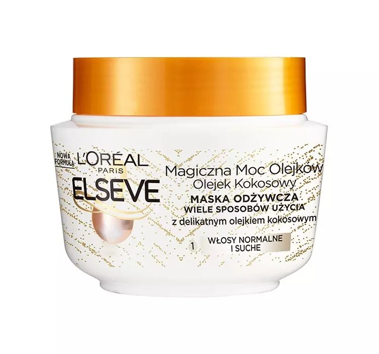 LOREAL ELSEVE MAGICZNA MOC OLEJKÓW MASKA ODŻYWCZA 300ML