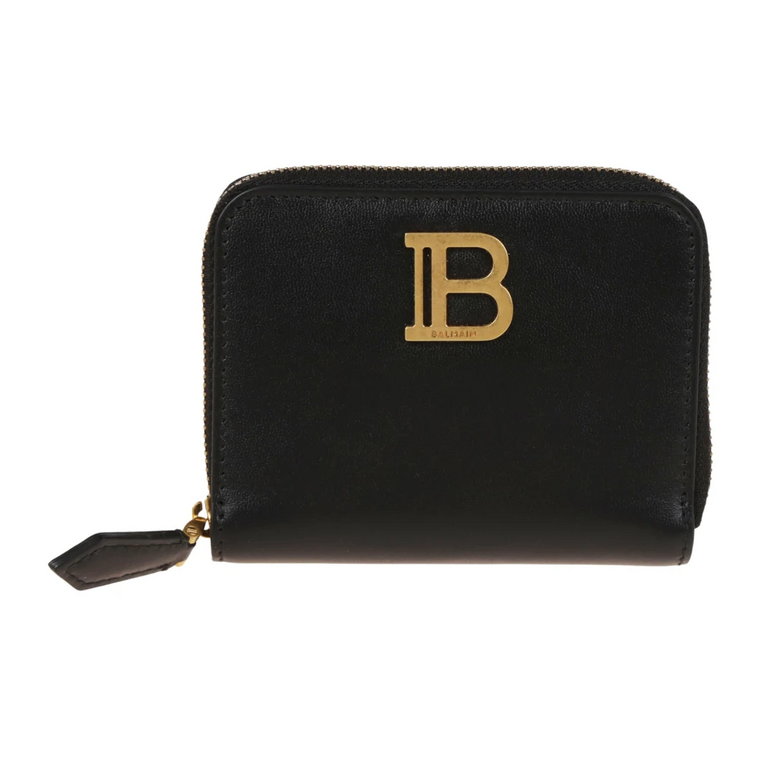 Bbuzz Zipped Wallet-Calfskin Balmain