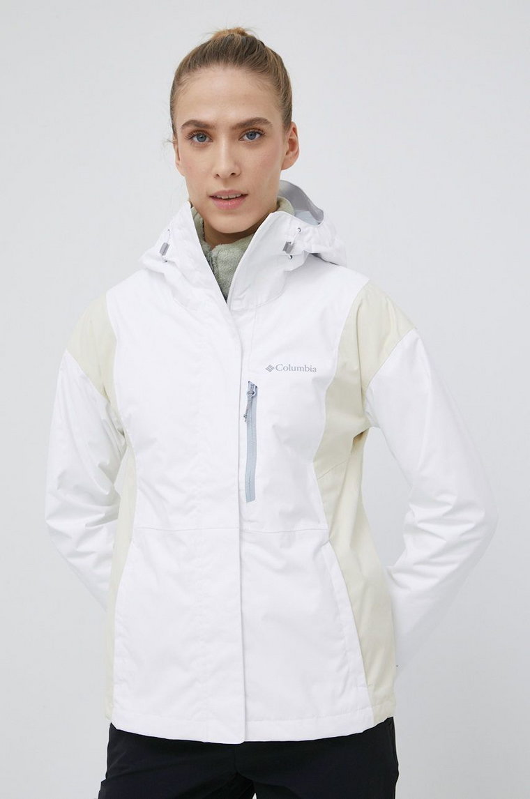 Columbia kurtka outdoorowa Hikebound kolor biały przejściowa 1989253
