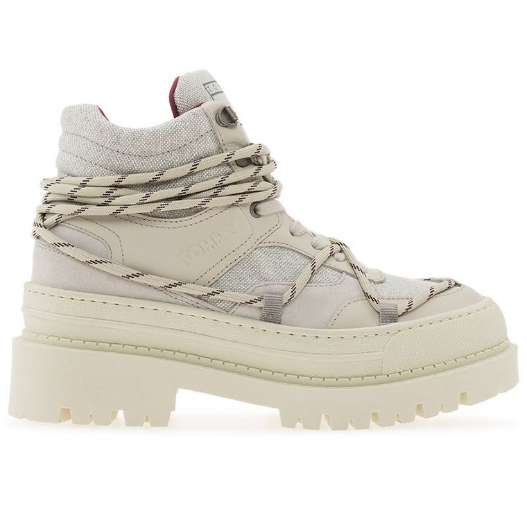 Buty Tommy Jeans TJW Hybrid Boot EN0EN02338-XJS - białe