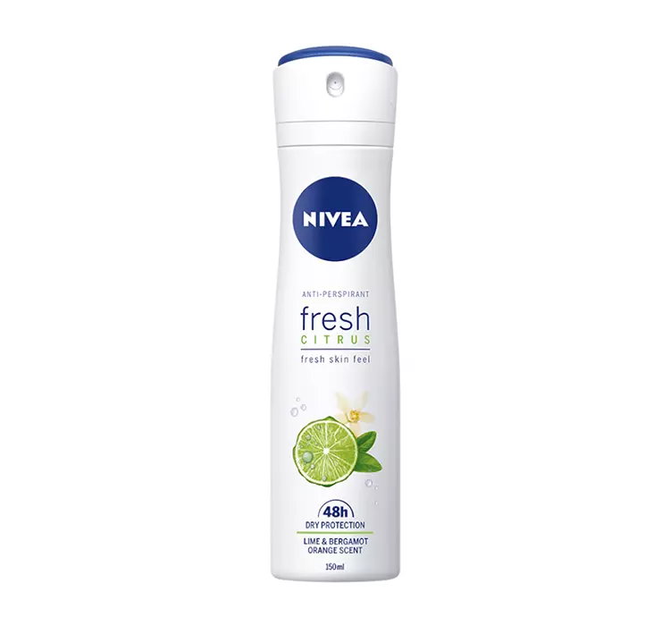 NIVEA FRESH CITRUS ANTYPERSPIRANT W SPRAY'U DLA KOBIET 150ML