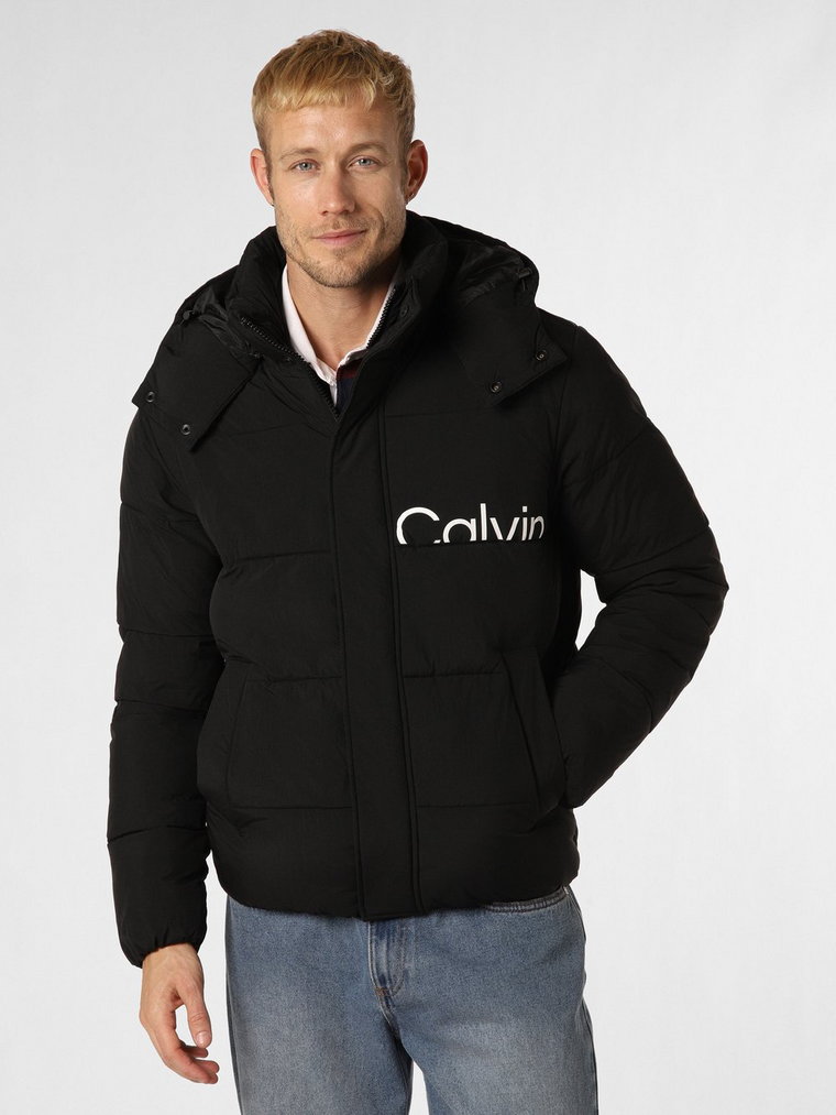 Calvin Klein Jeans - Męska kurtka pikowana, czarny