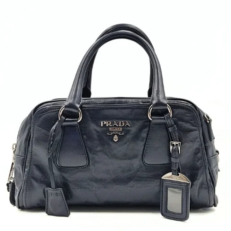 Pre-owned Leather handbags Prada Vintage