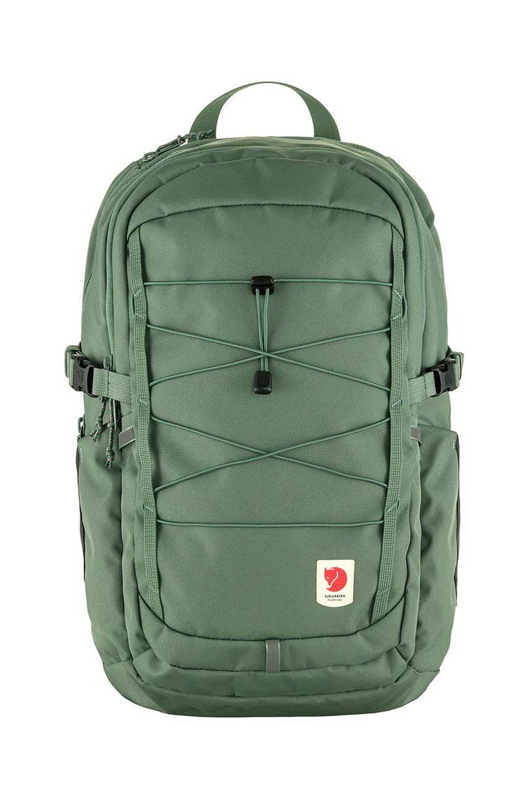 Fjallraven plecak Skule 28 kolor zielony duży gładki F23346.614