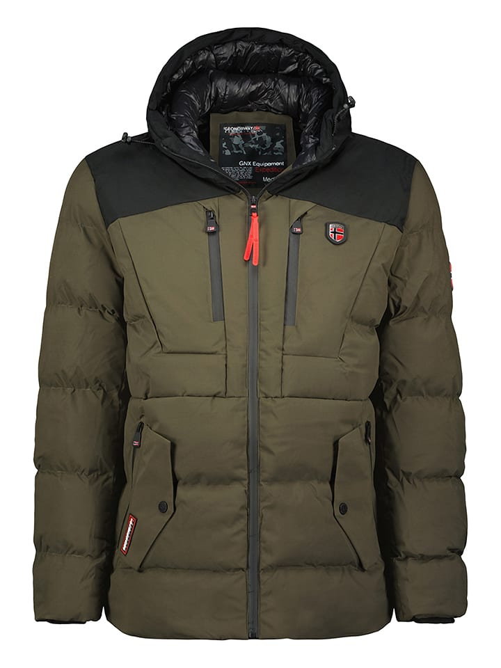 Geographical Norway Kurtka zimowa "Cachot" w kolorze khaki