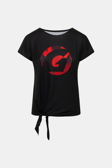 GIPARA T-shirt sportowy - Czarny - Kobieta - L (L)